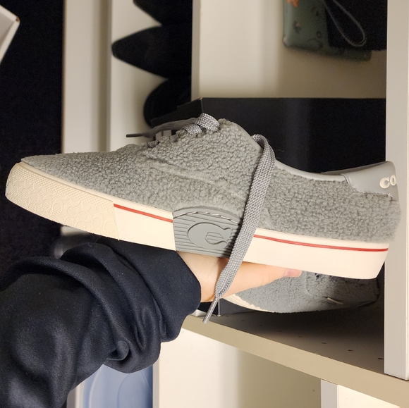 Coach Citysole Fleece Skater Style Sneakers Sz 7 Women's - Picture 14 of 15